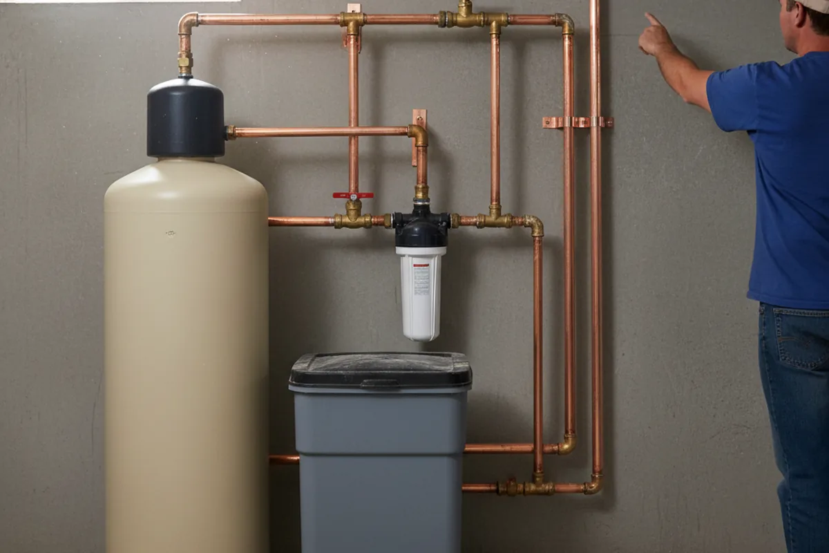 Whole-house water treatment system installed in Newtonville